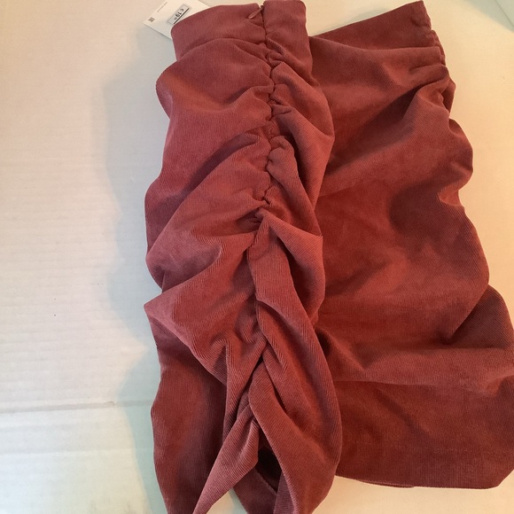 Zara Skirt Dark Pink Size M New - Picture 5 of 16